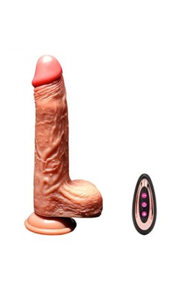 Ğay Vîbrant va et vient vibromasseurs feminin Point G gode réaliste Vaginal et Aanal Gode anale Penis pour Homme gode femme s