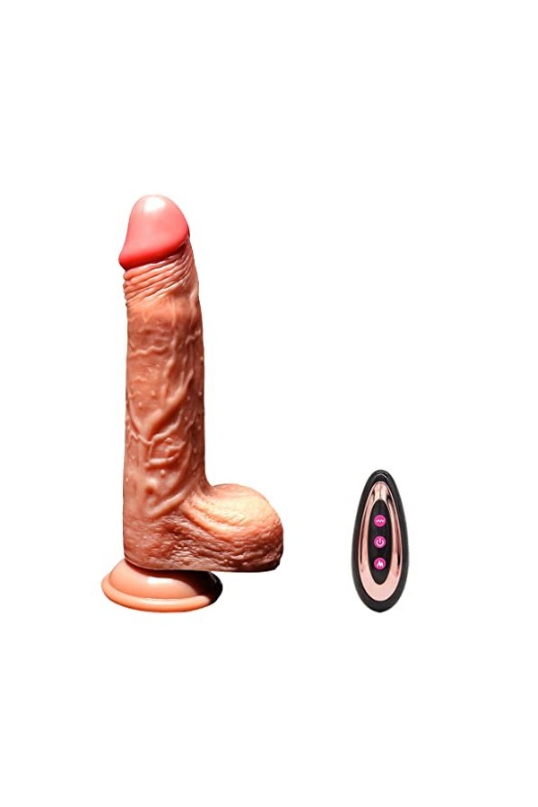 Ğay Vîbrant va et vient vibromasseurs feminin Point G gode réaliste Vaginal et Aanal Gode anale Penis pour Homme gode femme s