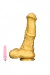BioPlj-?îld? Áñ?l?? P?ll?-Grand Silicone incassable Doux ne se décolore Pas et ne Rouille Pas,Gold-XXL D1257