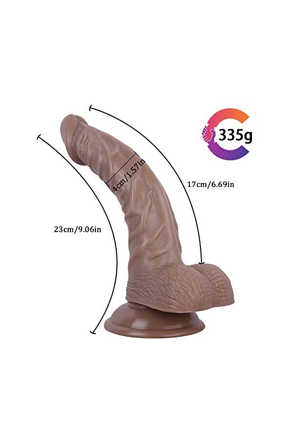 SieHam Gødé N?Ir 15Cm G?-D Realiste Vent?Use Gr?S G?-Dé Ànàlé P?Ur H?Mme Gây Débutànt Petite Taille