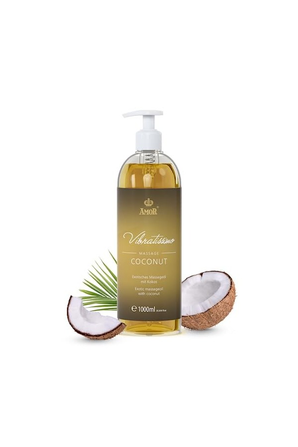 Vibratissimo « Hot Moments » huile de massage chauffante et apaisante, huile d’amour érotique, 100 ml