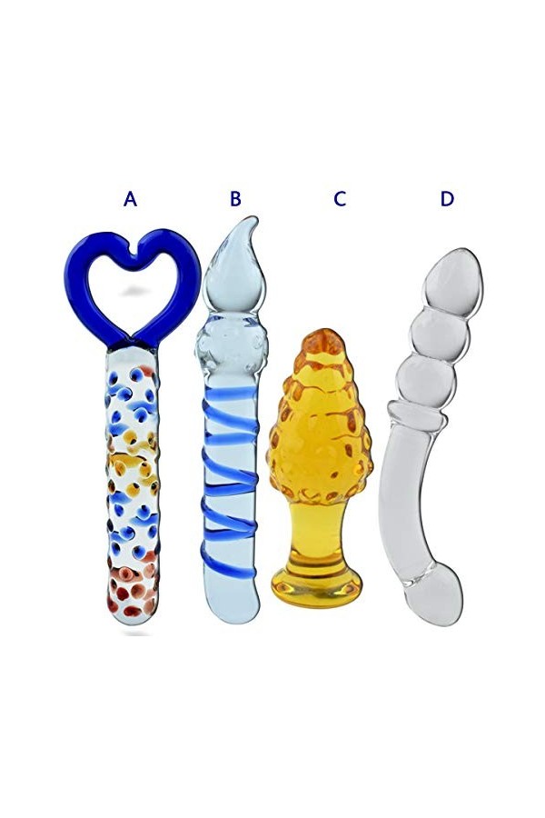 Gode en crystal verre réaliste Go-dé Ceinture pour Couple Go-de Femme Séx Réaliste Realiste God??i?hét pour Homme ?n?le Début