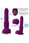Godemichet Realistes pour Homme Gạý aņạlẹ Gros Godemiche Ventouse Silicone pour Femme Pas Cher Souple Poiňt G Va et Vient pou