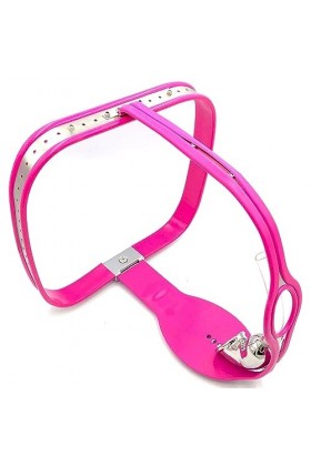 Ceinture de massage en acier inoxydable, matériau de silicone taille réglable,Rose,70/80cm