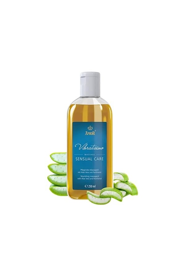 Vibratissimo « Hot Moments » huile de massage chauffante et apaisante, huile d’amour érotique, 100 ml