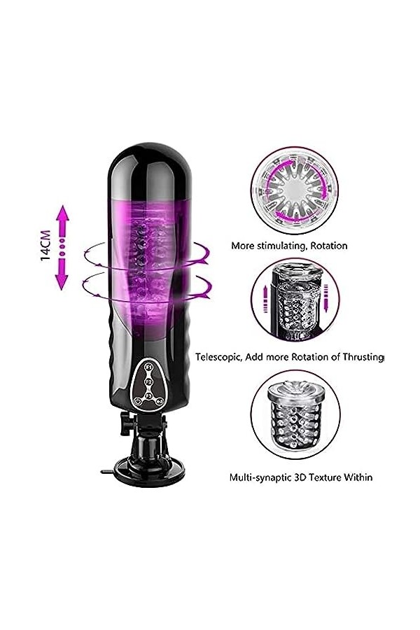 EsHals 20 Modes Télescopique Mâle Mastubation Tasse Jouet Hömme Jouet Pour Hömmes Sucer Automatique Puissant Vibration Électr