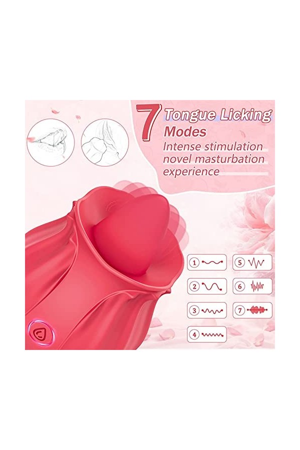 Sèxtôyse Couple Plaîsir Femme Masseur portable Vîbrømásseúrs Fẹmînin Clìtøridîén Súcëúr avec Puissant 10 modes de réglage Ġöd