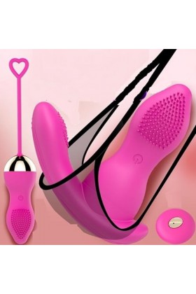 Pộîñt Ġ Sëx P???? Vîbrõ Culotte ???????? plaisir låņgúê V?b?? Mode Puissant Clǐt Vbrǎtor avec V?b?? pour Adultes À Moteur Cal