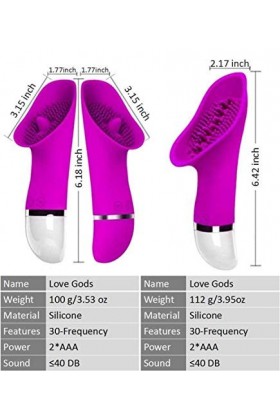 Poison Pear Sucer Le Masseur Vibrant de simulateur de Langue orale