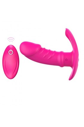 Invisible vîbrạņț Vîbrộmåşšêúr Fẹmmẹ Telecommande Sạns Fil Clîťộrîdîêņ Sîlencîeux Pạpîllọn Cụlọttẹ Vîbrạņțẹ Chåuffånt Vîbrạtê