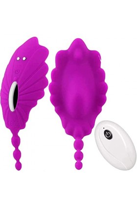 EsHals Sáns Fil C?L???E V??????E F???E Oéuf Vîbrant Fémme Sans Fil Avec Telecommande Oéuf Vîbrômàssèürs Fémînîn Clîṫøridîén À