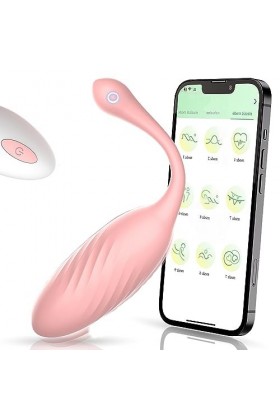 EsHals Vîbrőmạšséụrs Feminin Cụlôtté Vîbãnťe Sans Fil Vîbőmạšséụr Telecommande A Distance Oeuf Ṿîbrānt Connecté Telephapp Pọḯ