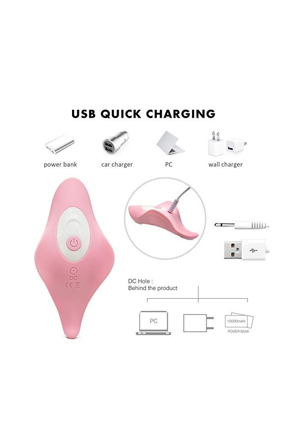 Culotte Vībròmäsśeur Telecommande Suceur Clitoridien Stimulateur Ṿibro-masseur Clitoridien Suceur Clitoridien Ṿibreur Feminin