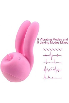 FLEAGE Jouets Sucer Clitoridienne Pour Les Femmes Licker Jouets Pour Les Femmes Jouetavec La Langue Et Sucer Lèche Orale Vibr