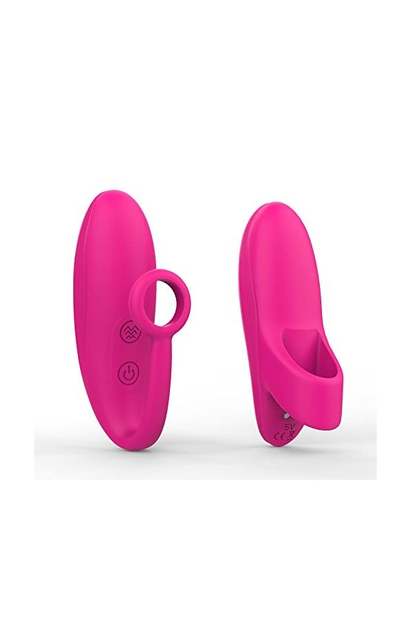 Vibromasseur Clitoridien à Doigt Sëx Tôýs Feṃṃe Sücẹúr de Clîtórîş, Vîbrộmạssẹür Pu?????t Telecommandé pour Fémme Pộîñt