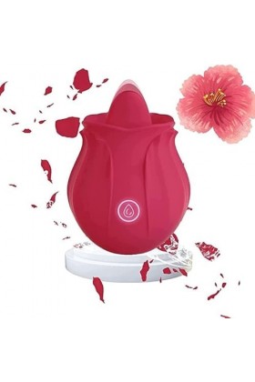 Vibrateur de Rose Fleur Sëx Tôýs Feṃṃe Sücẹúr de Clîtórîş, Vîbrộmạssẹür Pu?????t Telecommandé pour Fémme