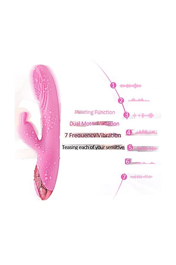 Jouet à sucer Cli ^ torial pour femme, jouet à sucer pour adulte multi-fréquence, multi-modes de succion Jouet vibrant et sim