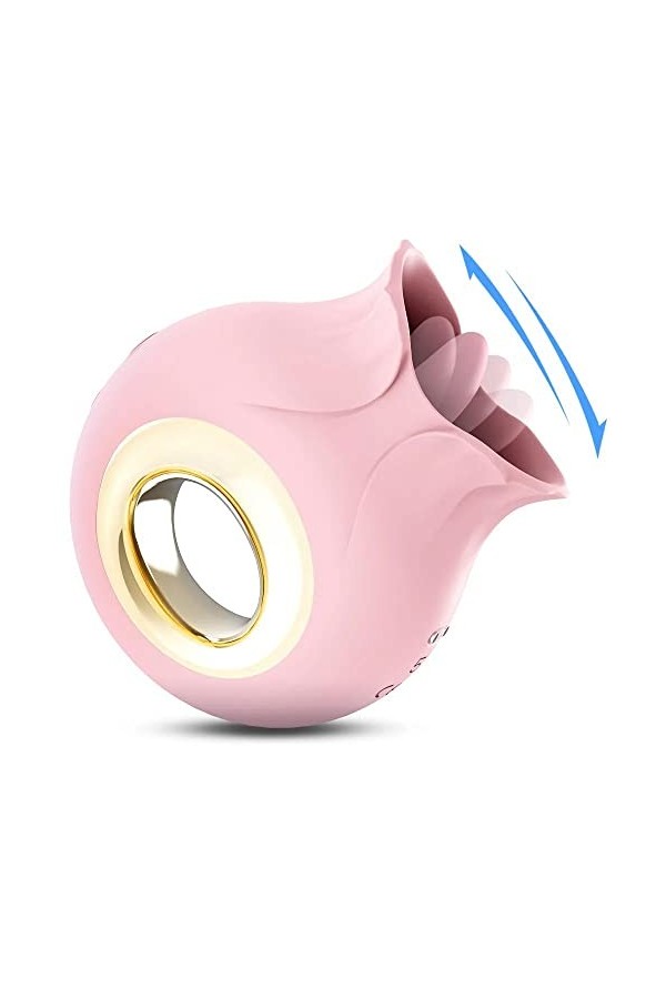 Masseur à Vagues Soniques Cerise, Stimulateur clitoridien Étanche pour des Plaisirs Encore Plus Profonds M28