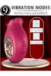 Masseur à Vagues Soniques Cerise, Stimulateur clitoridien Étanche pour des Plaisirs Encore Plus Profonds M28