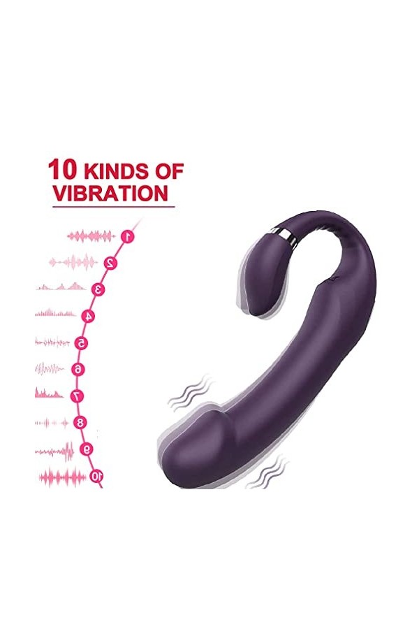 Portable Vibrant pour Fémmé Sëx Tôýs Feṃṃe Sücẹúr de Clîtórîş, Vîbrộmạssẹür Pu?????t Telecommandé pour Fémme Pộîñt Ġ avec 9