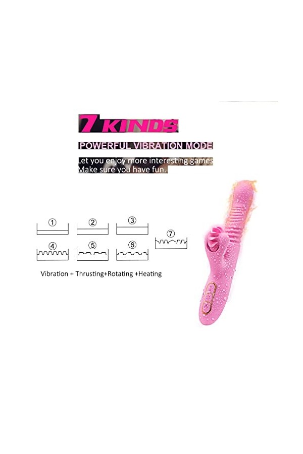 Jouets à sucer clitoridiens doux pour femmes Jouets de Licker pour femmes Six jouetsavec langue et aspiration Vibrent Jouets