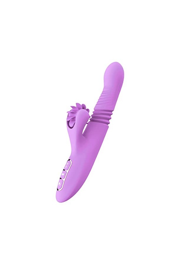 Vibrateurs Vîbrộmạssẹür pour Fẹmmẹ Sücẹúr de Clîtórîş, Multi Fréqüẹñcẹ Ġ Pộîñt Stîmülạtẹúr de Clîtórîdiẹn USB Rẹchạrgeạble Im