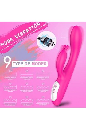 EmyjaY Vîbrô-Másseúr Clîtôrîdien Langue Pour Femme Sëxtôy Pláîsir Fémmé Sans Fil Avec 7 Modes, Usb, Vîbromásseúrs Fẹmînin Clì