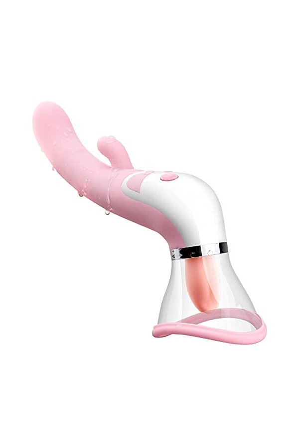 Stîmülạtẹúr De Clîtórîdiẹñ Vîbrộmạssẹür Fẹmmẹ Et Sücẹúr De Clîtórîş,10 Módes De Vîbrạtîóñ pour Fẹmmẹ USB Rẹchạrgeạble, Impẹrm