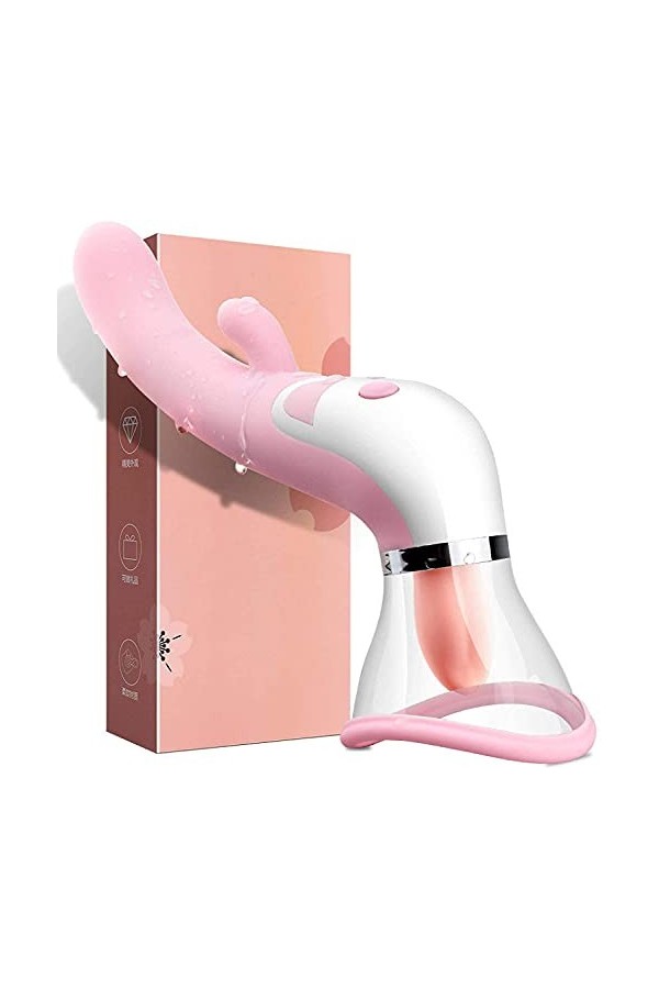EsHals Jouets Sucer Clitoridienne Pour Les F????S Licker Jouets Pour Les F????S Jouetavec La Langue Et Sucer Lèche Orale Vibr