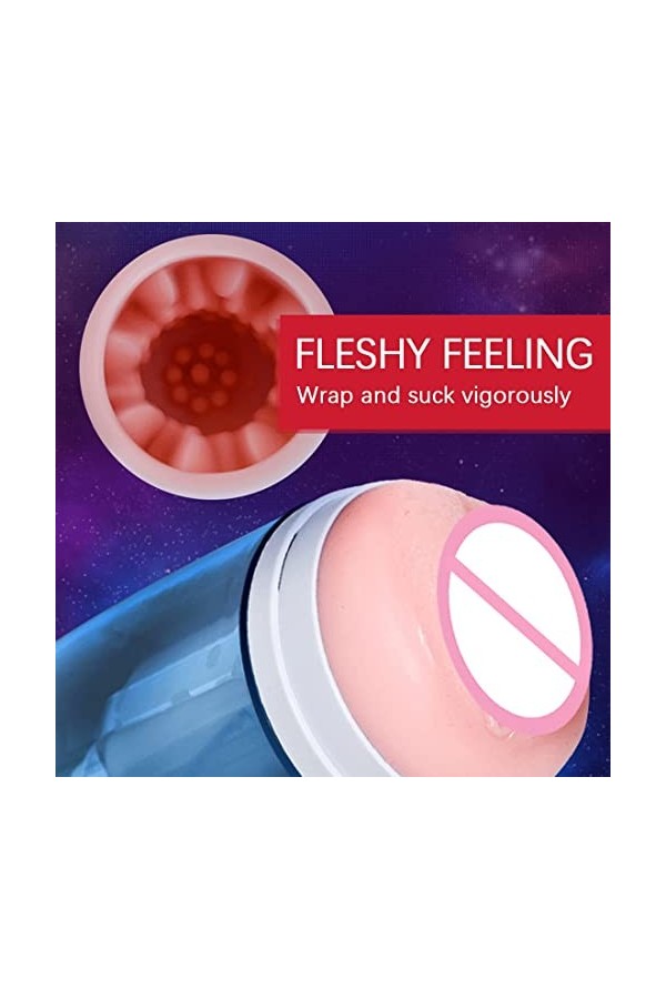 Masturbateur Cup Automatique Appareil De Massge Électrique Pour Hommes Chauffant Avec Modes De Vibration Avec Fonction d Aspi