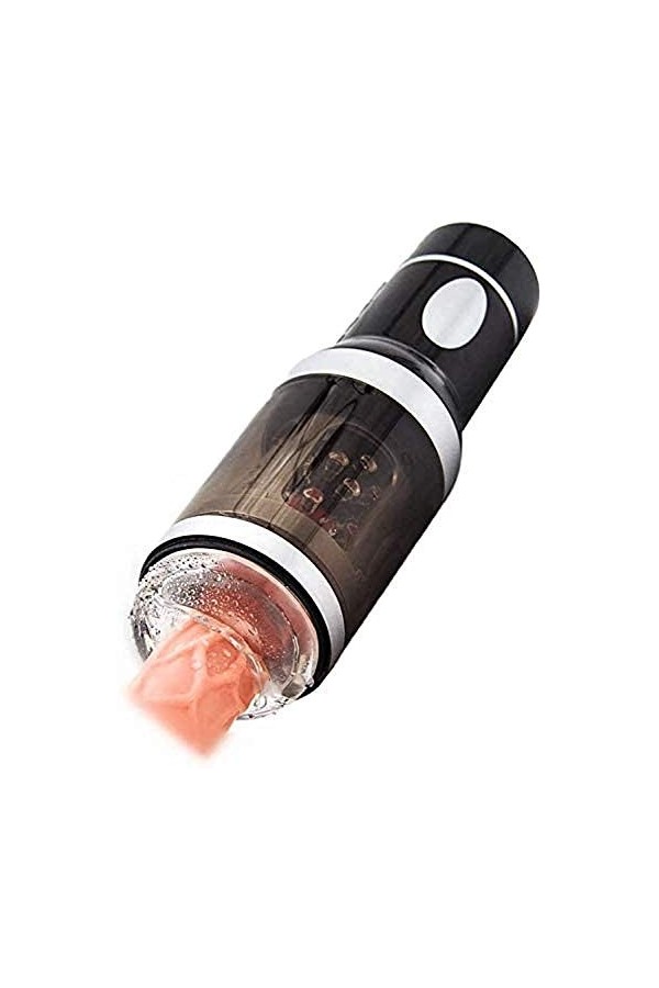 Mains libres USB Rechargeable Automatique Piston Sucer Rotation Chauffage Électronique Tasse De Massage Poche Puss-ey Stroker