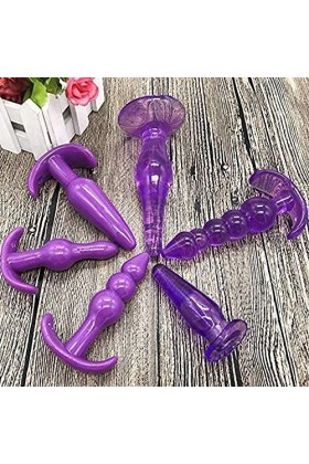 - S?Xt?Y Dịldø Ġøđëmịché Commencez Votre Voyage Amusant Avec 6 Articles En Silicone Lisse Et Durable Ḁṉḁl Plṳg Ḁṉḁle Femme Pr