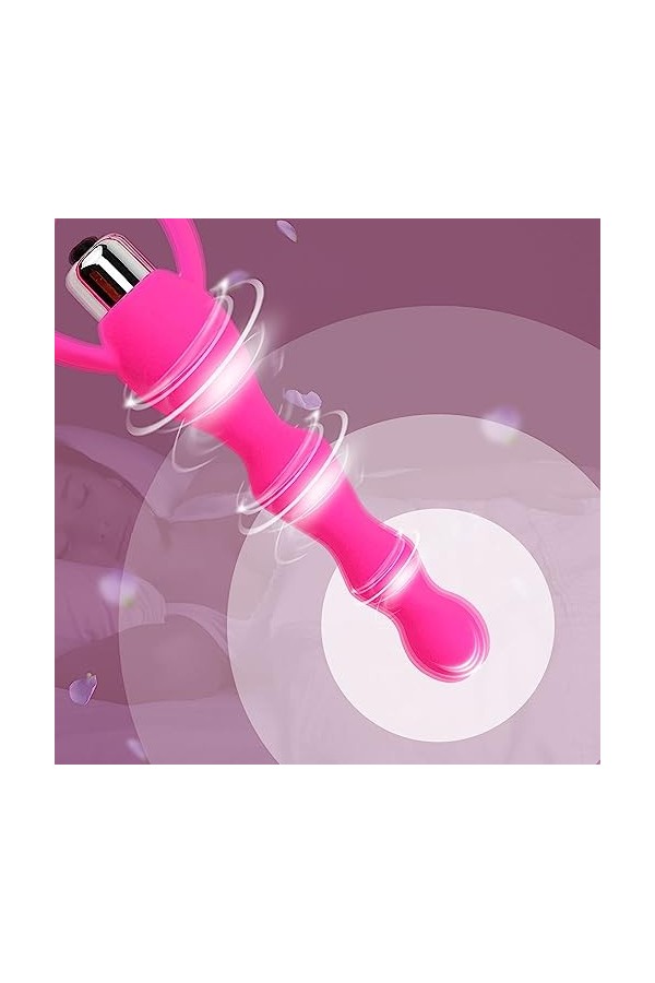 B1-4 Perles Ovales Roses Pouvant Être Utilisées Pendant Le Bain Ḁṉ&ḁl ṕlṳ&g ḁṉ&ḁlḙ fḙm-mḙ ṕrôṧ&ṱḁṱḙ ḏḙḇṳ&ṱḁṉṱ ḣômmḙ vḯḇrḁṉṱ ṕ