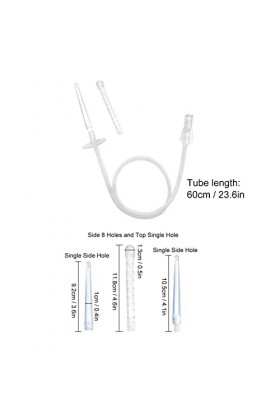 Douche anale propre, kit dampoule de douche de lavement noir 224ML Healthy Care Portable avec buse remplaçable pour lextéri