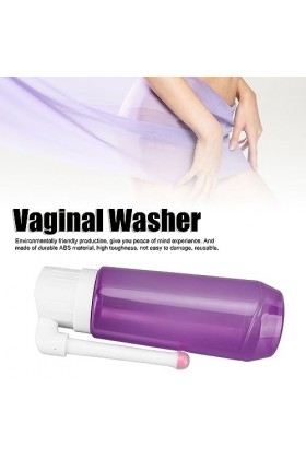 Haofy Irrigateur Vaginal Portable Réutilisable ABS de Rondelle Vaginale de 500 ML pour la santé Vaginale Féminine la Menstrua