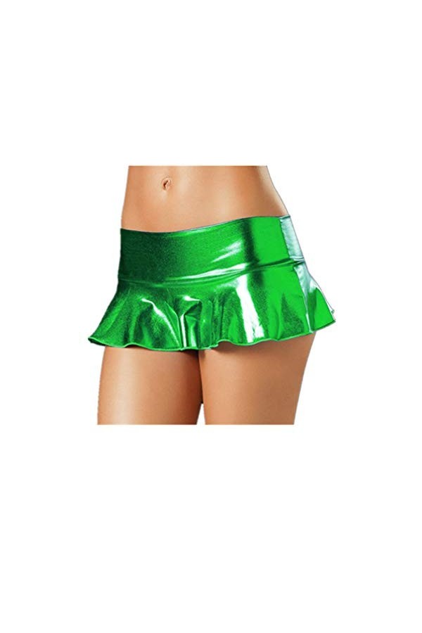 Tofox Mini Jupe Sexy Courte Femme Mini Robe Moulante pour Clubwear Danse Fête Plaisir Mini-Jupe Top Stretch Clubwear Night Dr