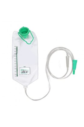 Kit De Lavement - Sac De Lavement Réutilisable De 1,2 L Avec 10 Têtes De Tube, Système De Nettoyage Polyvalent Pour les Lavem