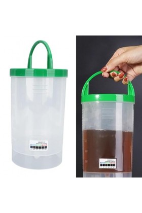 Weikeya Seau à Lavement, Interrupteur à Rouleau Réduit Le Stress, Kit de Seau à Lavement Portable en Silicone pour Le Nettoya