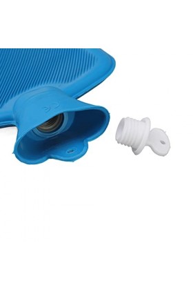 DAUZ Home Enema Bag Set, Safe 2L Hose Enema Bag Kit Rubber Inconfort Relief for Showering for Bathing Bleu 