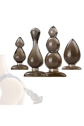 QI-4 Jouets Intérieurs en Silicone Souple à Remplir pour Hommes Et Femmes Ḁṉḁl Plṳg Ḁṉḁle Femme Prôsṱḁṱe Deḇṳṱḁṉt Homme Vḯḇrḁ