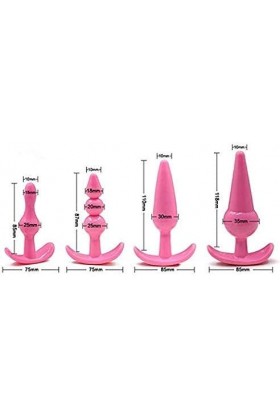 KSHSAA Ğøđe 4Pcs Gờdể Anale Plug Gros Ğøđe Realist Femme Sểx Realiste Xxl Pas Cher,Enorme Gờdể Silicone Ventouse