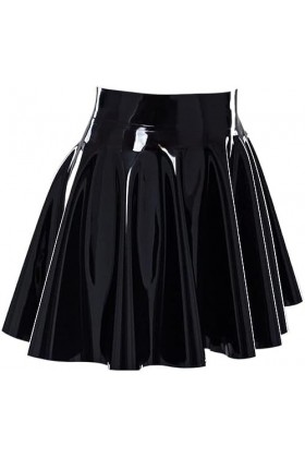 GOCTRN Mini-Jupe De Patinage en Latex,Couleur Personnalisée,3XL