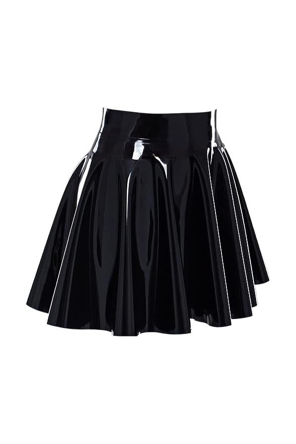 GOCTRN Mini-Jupe De Patinage en Latex,Couleur Personnalisée,3XL