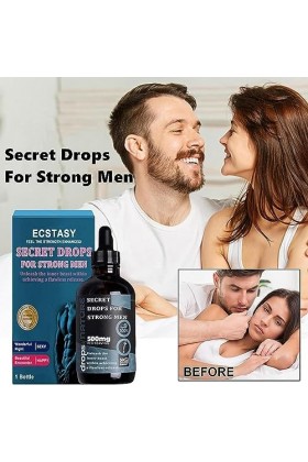 Secret Drops for Strong Men, 2024 New Secret Happy Drops PleasurePeak Oral Drops, Enhancing Sensitivity and Pleasure Oral-Dro