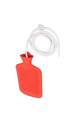 Haofy Enema Douche Set, Kit de Sac de Lavement Non Toxique Odeur pour Le Nettoyage de lintestin Rouge 