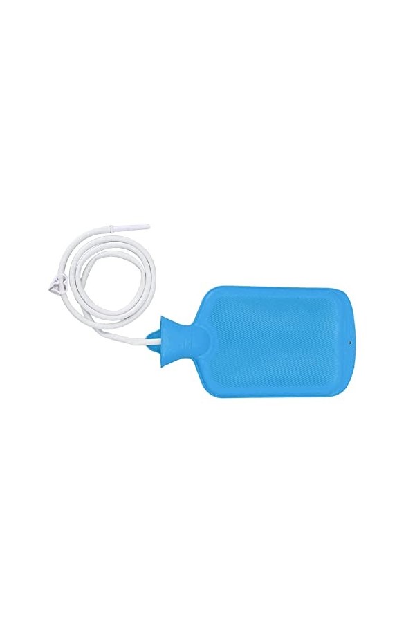 Enema Douche Set, Enema Bag Safe for Bowel Cleansing Bleu 