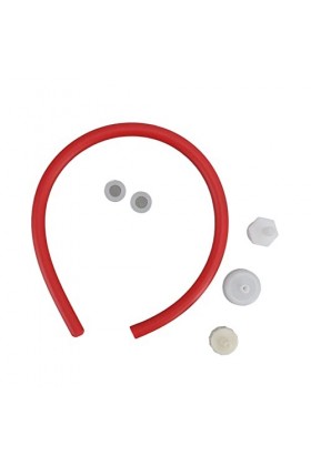 BOLORAMO Tube de Lavement, Tuyau de Lavement en Silicone de Haute ténacité, Réutilisable et Anti-âge, Flexible pour Une Bonne