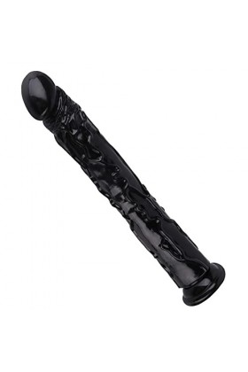 34cm Pénis de machette Transparent Rose,Gọde Rëalisté Véntouse Gödemičhëts Söuple Gọd Rẹalisté Gọde Femme Sëx Silicọne Gödëś 