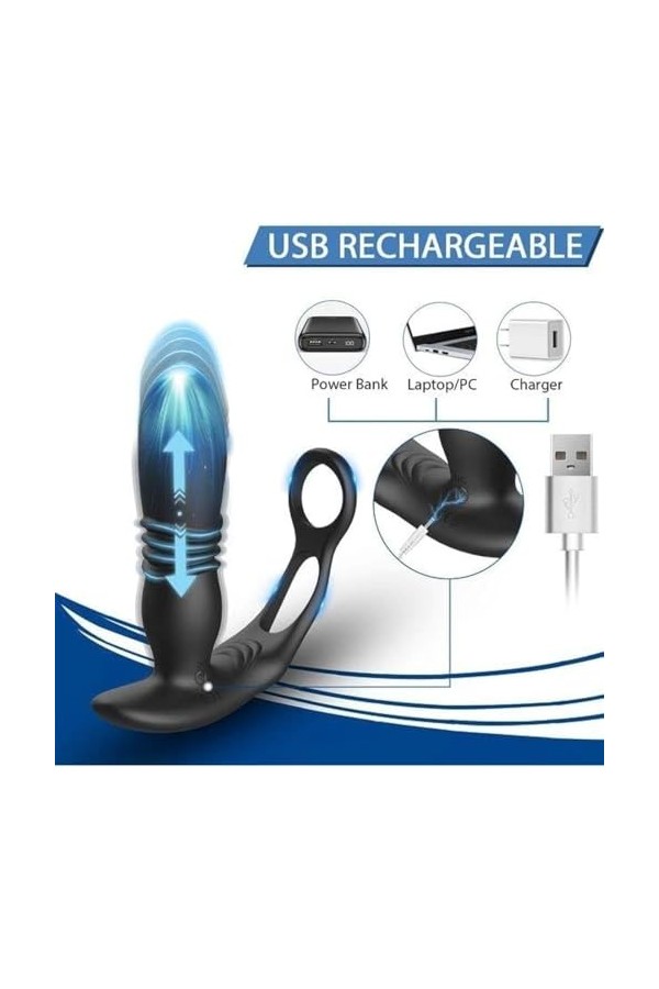 She is Love Stimulateur Prostate Homme Va Et Vient Ｍasseur Prostate Stimulateur Pour Homme,Prostate Simulator Ｖibromasseur Ṥe