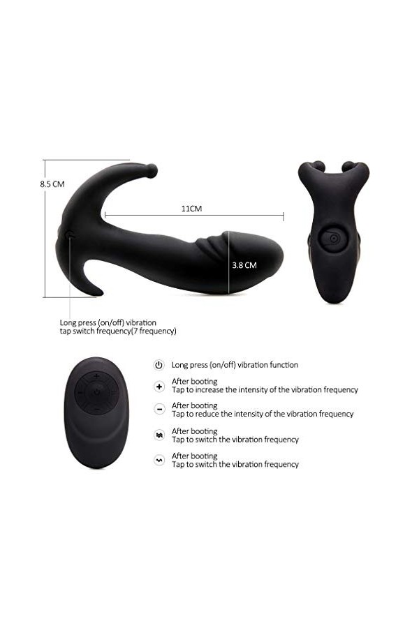 Prostàté Màsséur àsséur Prostàté Stimulateur pour Homme HT0 Silicone va et vient Stîmúlàt stimulateur prostate va et vient